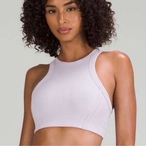 Lululemon ribbed high neck yoga bra